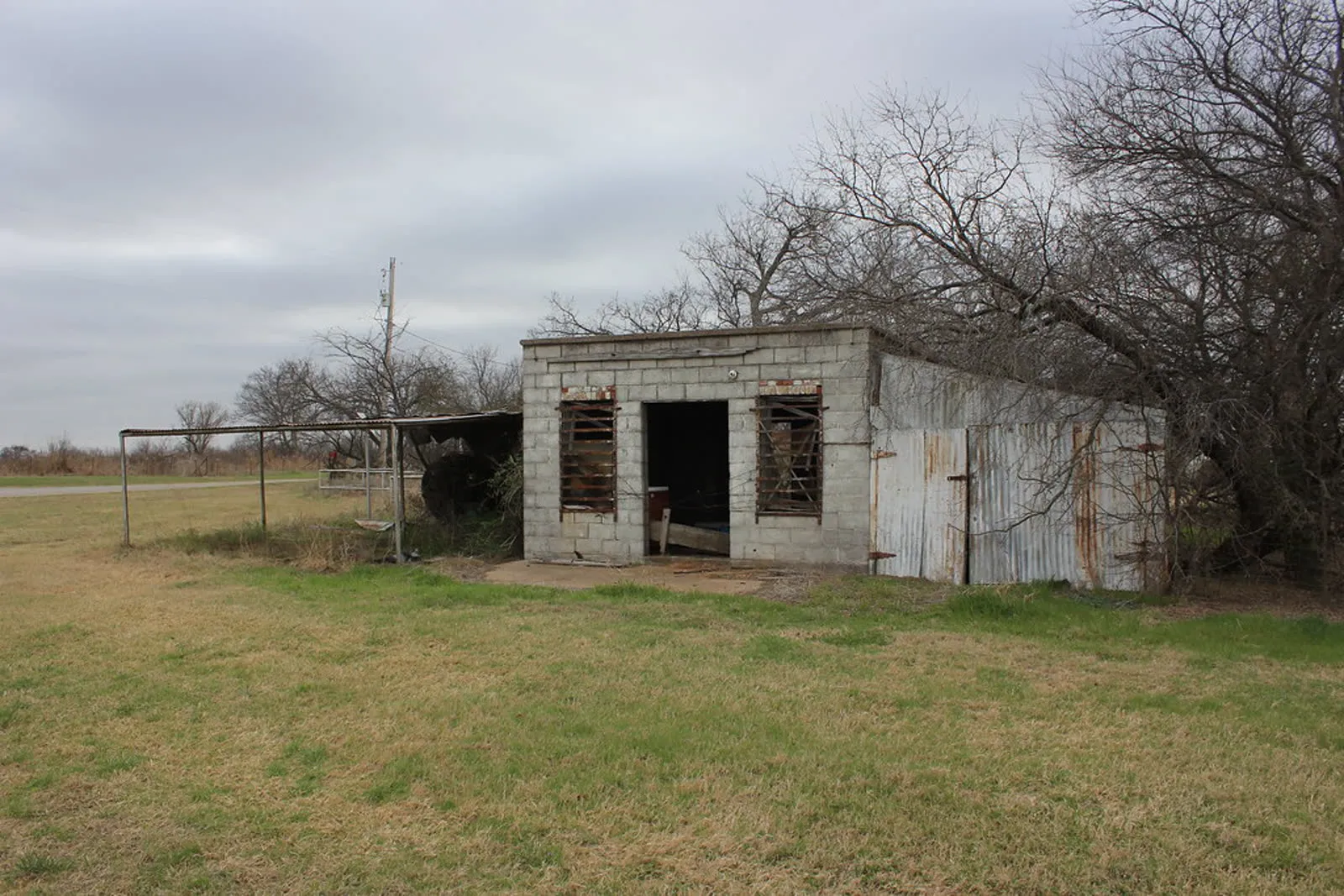 Belcherville, Texas — a small community in Montague County, view of main area